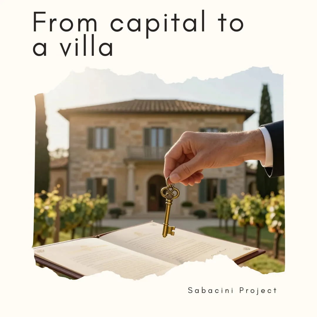 Italian villa interior design - modern luxury living space